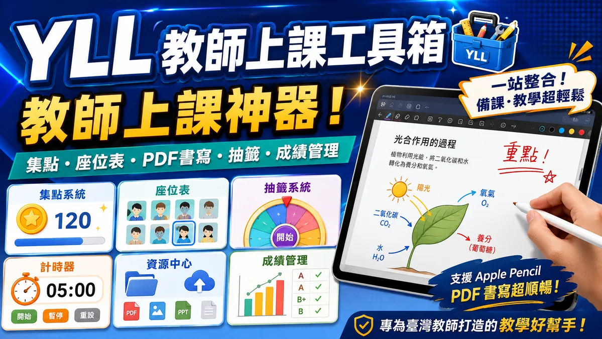 YLL教師上課工具箱 YouTube 介紹影片封面